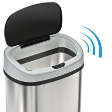 Automatic Sensor Kitchen Trash Can with Power Adapter