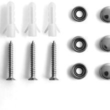 Amzdeal Wall Mounted Coat Rack - 8 Pegs 24" Modern Hook