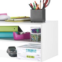 Whitmor Wood Stackable 2-Shelf Shoe Rack