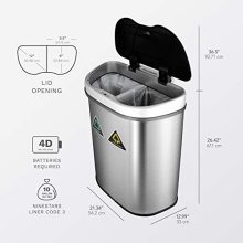 Infrared Motion Sensor Automatic Trash Can