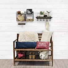 Spectrum Diversified Scoop Wire Basket, Vintage-Inspired Steel Storage