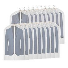 KEEGH Hanging Suit Bags Clear Garment Bag
