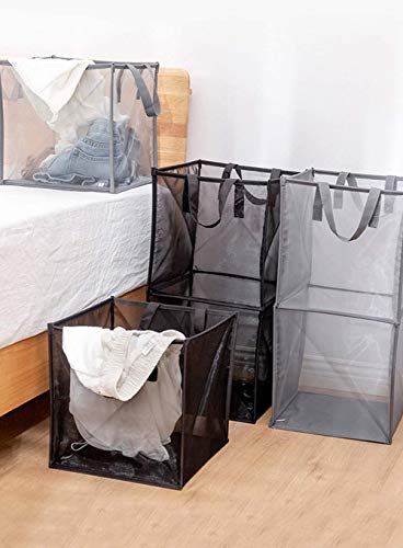 Mesh Popup Laundry Hamper with Handles