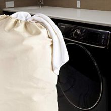 Extra Heavy Duty Cotton Laundry Bag - 2-Pack Washable, Durable, Multi-Purpose Storage Solution for Clothes, Sleeping Bags, and More