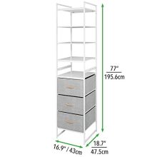 mDesign Modular Closet Organizer System