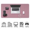 Purple/Pink Leather Desk Pad Dual Sided