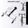 Sportneer Bike Wall Mount, Horizontal Metal Adjustable