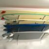 Metal Surfboard Storage Rack, 4 Surf Adjustable Home Wall Mount