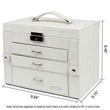 Homde Jewelry Box for Women Girls with Small Travel Case
