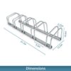 ike Floor Parking Adjustable Storage Stand Bicycle Rack