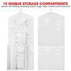 Organize Your Gift Wrap Effortlessly - Hanging Gift Wrap Storage Organizer Bag
