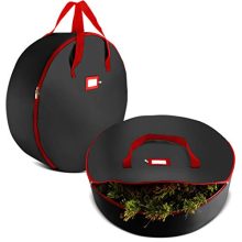 2-Pack Christmas Wreath Storage Bag 30"