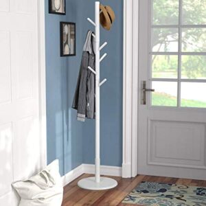 Vlush Wooden Coat Rack Free Standing