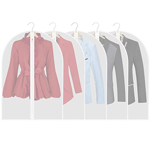 Thipoten Garment Bags, Set of 5 Lightweight, 33 Inch