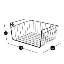 Undershelf Storage Basket Rust Resistant
