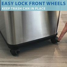 Gallon Sensor Trash Can with Wheels and AbsorbX