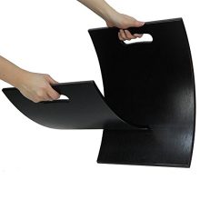 Oceanstar Contemporary Wooden Magazine Rack