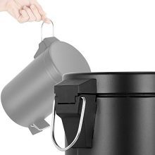 Trash Can with Lid Soft Close and Removable Inner Wastebasket