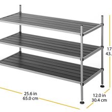 Whitmor 3 Tier Closet Storage Shelves