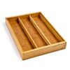 Classics Bamboo Expandable 5 Large Compartment