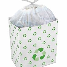 Disposable Sanitary Trash Cans & Recycling Bins