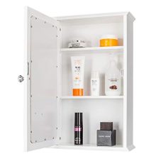 Bonnlo Bathroom Cabinet Wall Mount Mirrored