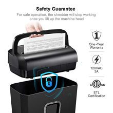 Bonsaii 8-Sheet Cross-Cut Paper Shredder