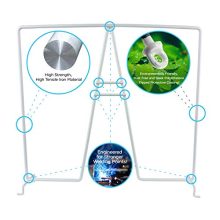TitanSecure White Wire Shelf Dividers for Closets