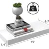 Amada Floating Shelves – Modern Wall-Mounted Storage for Home Décor & Organization