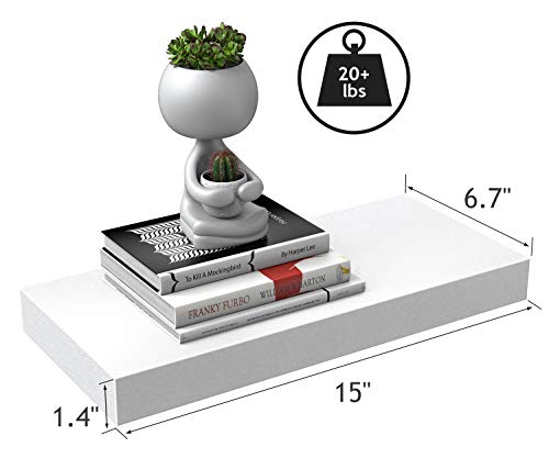 Amada Floating Shelves – Modern Wall-Mounted Storage for Home Décor & Organization