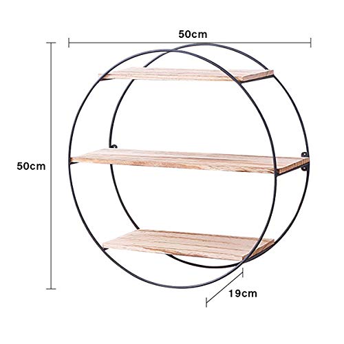 KingSo Wall Shelf Rustic Wood Floating Shelves,Decorative Wall Shelf for Bedroom