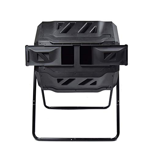 Dual Rotating Outdoor Garden Compost Bin