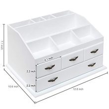 Wood 8 Trays 4 Storage Drawers Jewelry
