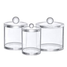 Amazing Abby Alex Family - 3-Pack Acrylic Bathroom Canister Set