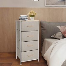 Shantton Tall Dresser with 4 Storage Bins Drawer Organizer