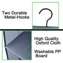 DonYeco Hanging Closet Organizer, Easy Mount Foldable