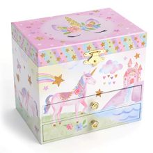 Jewelkeeper Musical Jewelry Box with 2 Pullout Drawers