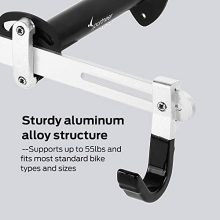 Sportneer Bike Wall Mount, Horizontal Metal Adjustable