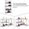 Giantex 4 Pcs 5-Tier Storage Shelves, Garage Shelving Units