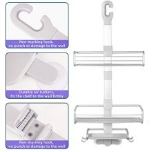 Bathroom Hanging Shower Caddy, Wishalife Rust Proof Aluminum