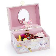 Kids Musical Jewelry Box for Girls and Jewelry Set