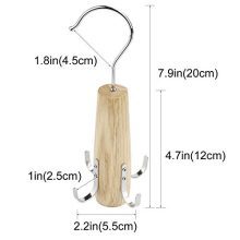 HuaQi Belt Hanger Belt Racks Wooden Closet Accessories