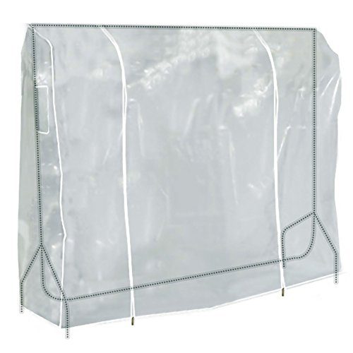 HANGERWORLD Clear 6ft Showerproof Zip Clothes