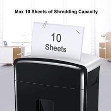 Bonsaii 10-Sheet High-Security Micro-Cut Paper Shredder