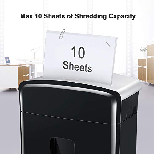 Bonsaii 10-Sheet High-Security Micro-Cut Paper Shredder