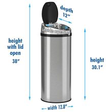 Kitchen Trash Can 13 Gallon Touchless