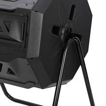Large Composting Tumbler 43 Gallon – Twin Chamber Outdoor Rotating Compost Bin