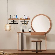 Refrze Rustic Hanging Jewelry Organizer,Wall Mounted