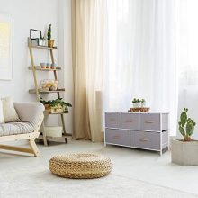 Dresser Organizer with 5 Drawers Fabric Storage