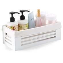 Wooden Storage Bin Toilet Paper Basket Storage - Decorative Vanity